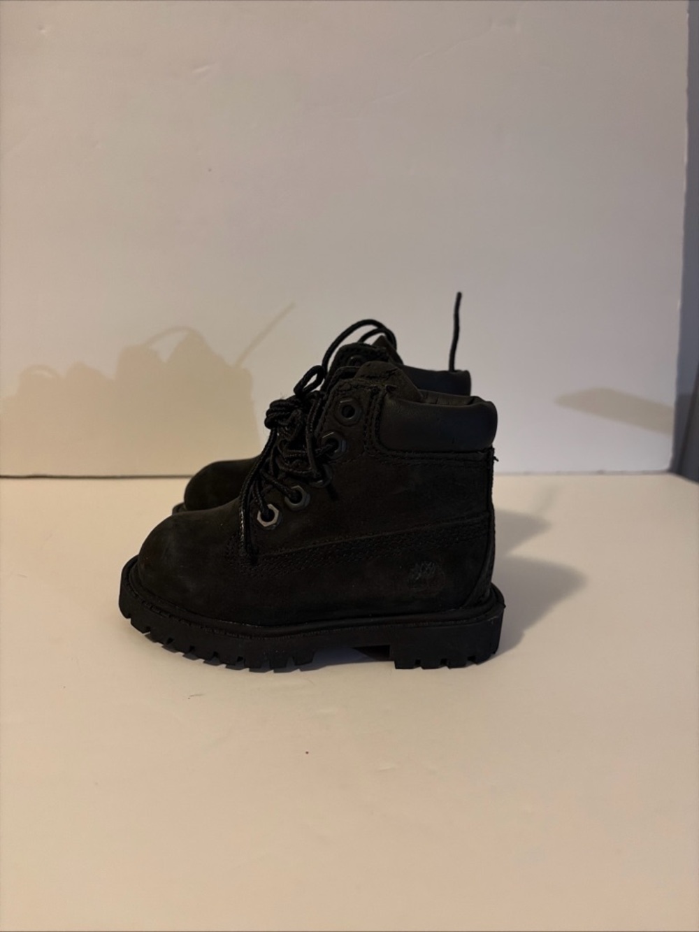 Timberland Toddlers 6 Inch Premium Waterproof Boots Black Size 4